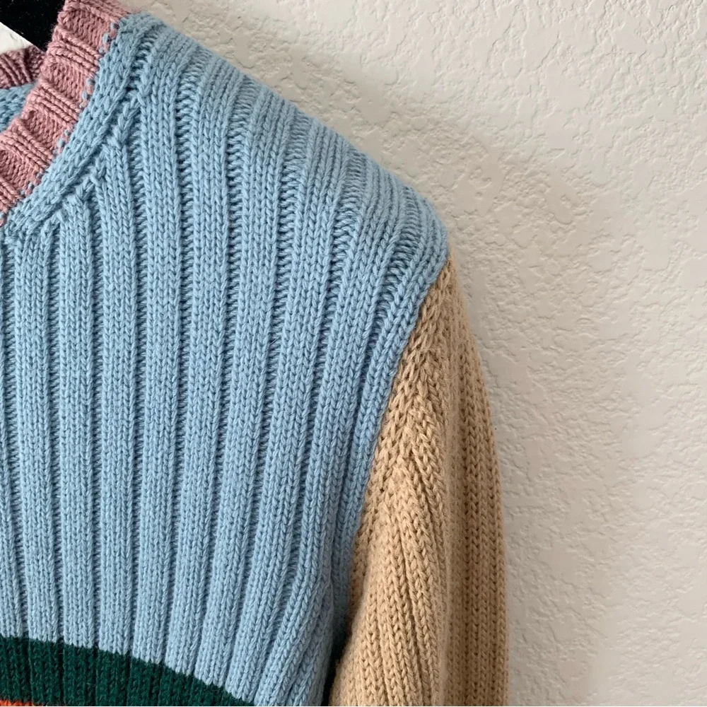 Valentino wool cashmere striped sweater